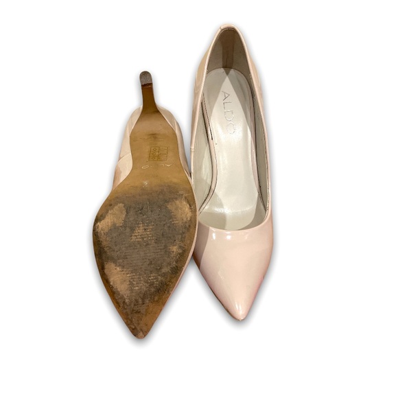 Aldo patent leather heels in “Bone” - Size 6.5 - Picture 3 of 5